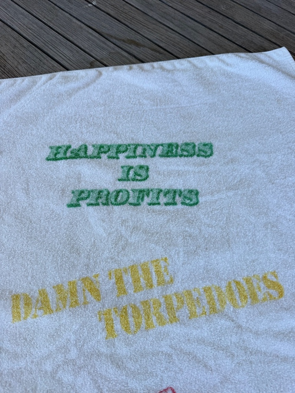 VTG Control Data Computers Employee Gift Beach Towel Slogans Cannon Royal Family - Picture 3 of 15